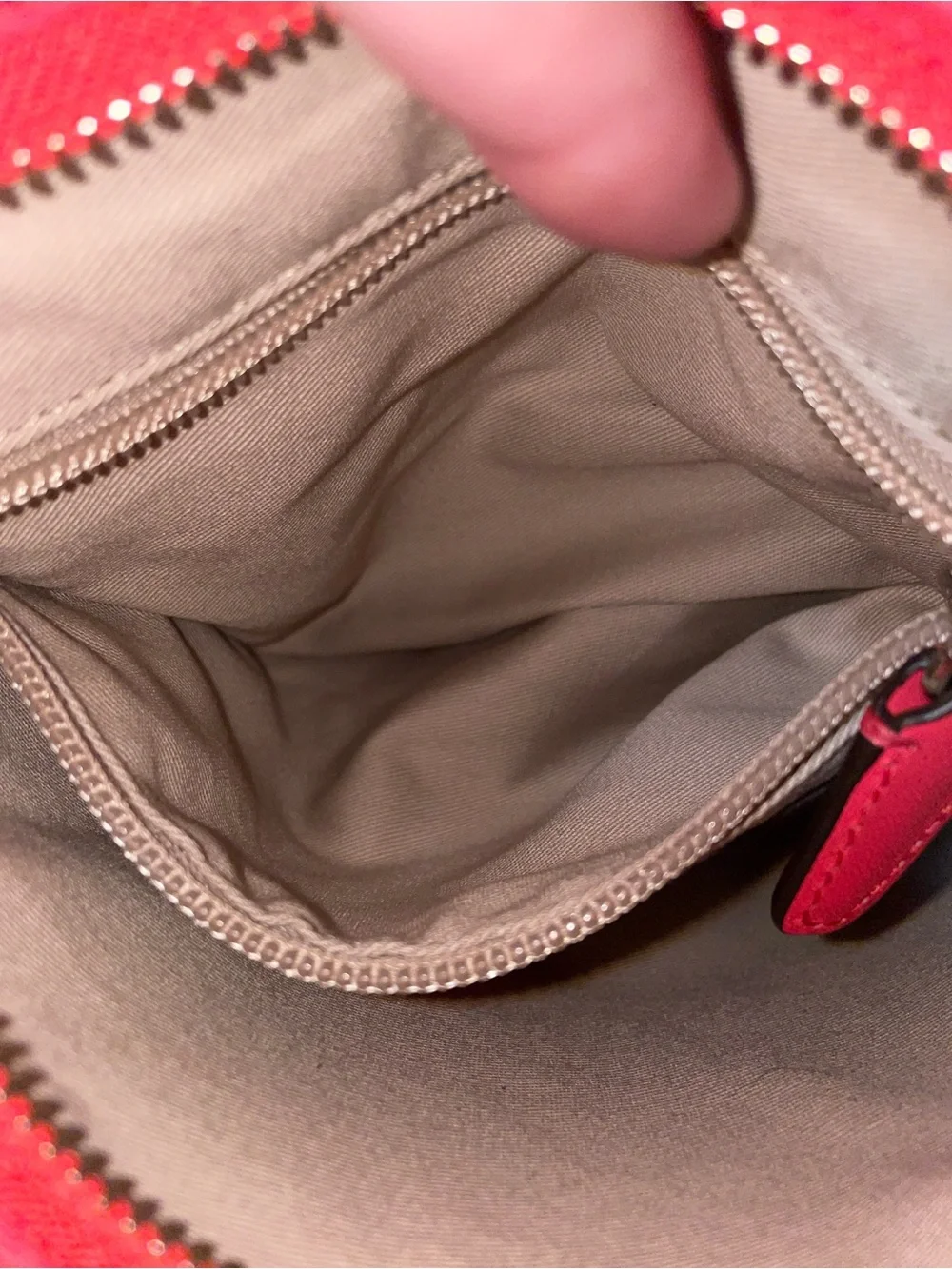 Coach Taylor Zip Top Crossbody Bag 19901 Coral Pink Leather Tassel with Dust Bag